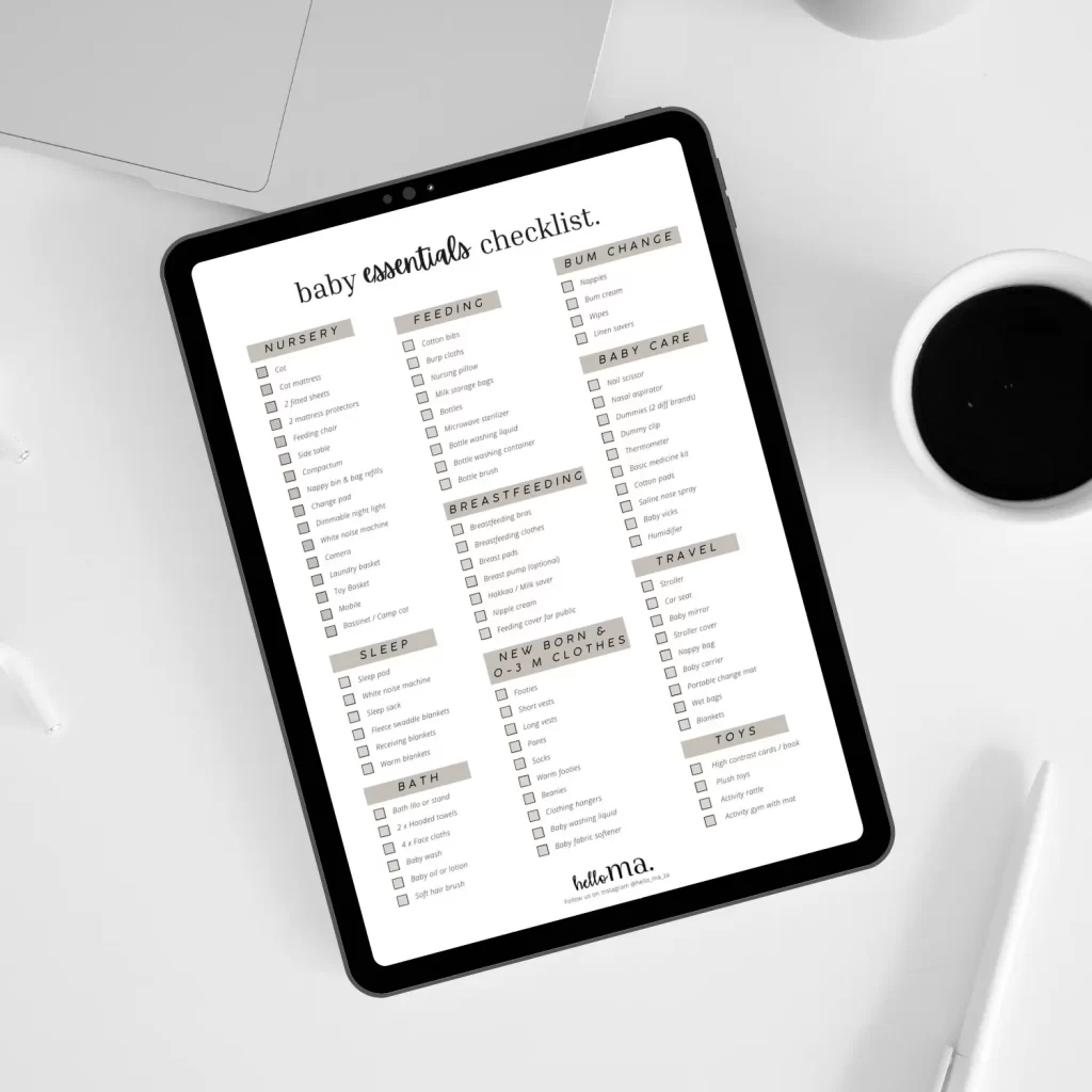helloma_newborn_baby_checklist