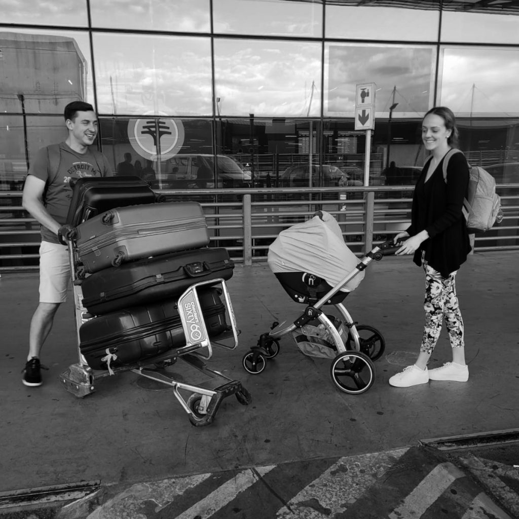 Flying with a baby